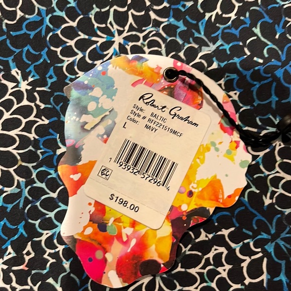 Robert Graham Baltic Button Down Shirt LARGE - Picture 3 of 8